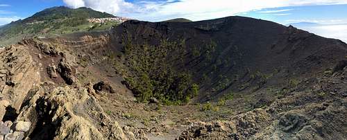 The Caldera of Volcan San Antonio (663m), La Palma