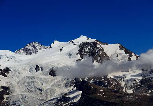 Monte Rosa group seen from Testa Grigia