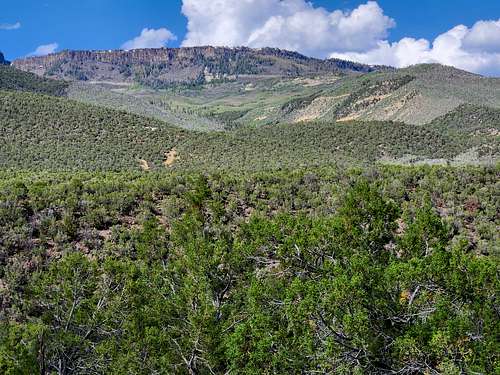 Grand Mesa as viewed from Kannah Creek