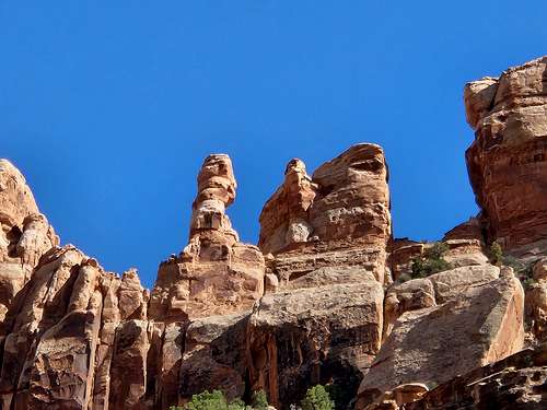 Pinnacles in Red Canyon, San Rafael Swell