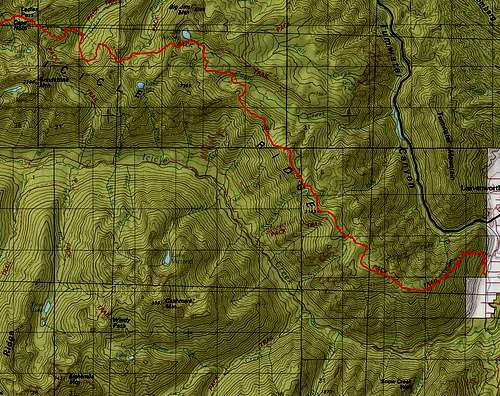Stevens Pass to Leavenworth map 2