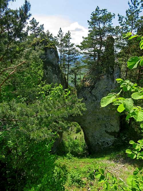 Zbojnicka Brama - interesting limestone formation