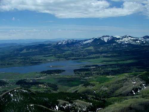 View of Steamboat Lake and...