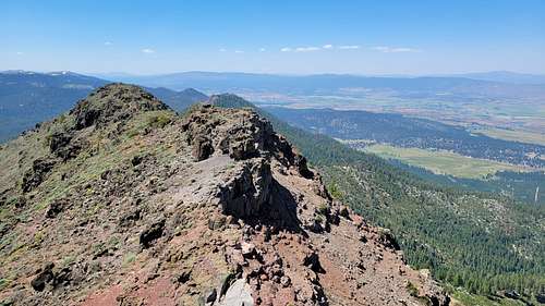 The view from the top of Thompson Peak