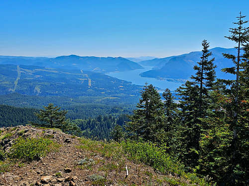 Columbia River from the summit of Table Mountain