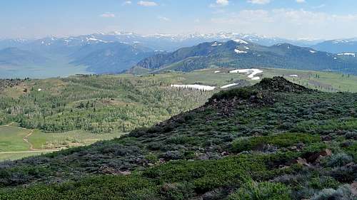 Monitor Pass viewed from Leviathan Peak