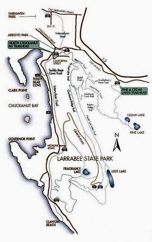 A map of the trail system...