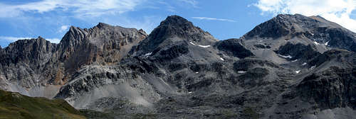 Panorama depuis le col de la Vallée Etroite