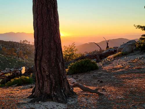 Sunset in the San Bernardino Mountains