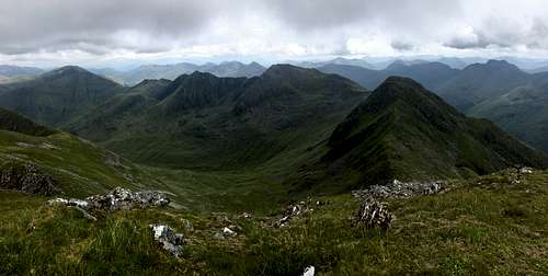 The Five Sisters of Kintail, Scotland.