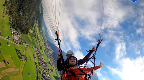 Hiking and Paragliding at Elferspitze