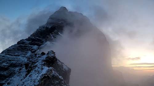 Matterhorn / Cervino from the Cresta del Leone at dawn