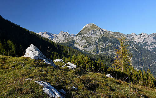 Tosc from Krstenica alpine meadow