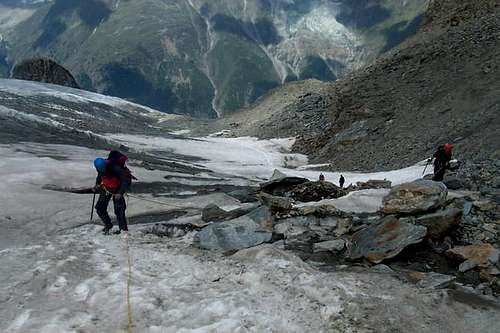 glacier ascent