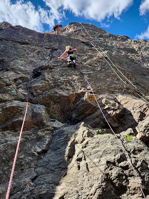 Haus Rock climbs
