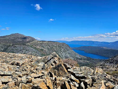 Mt. Tallac, Lake Tahoe and Fallen Leaf Lake