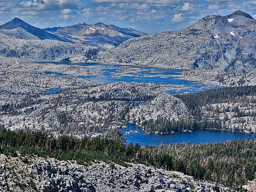 Zoomed view of Aloha Lake and Lake of the Woods