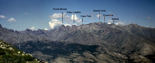 Le massif du Monte Cinto