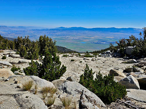 Nevada plains to the northeast