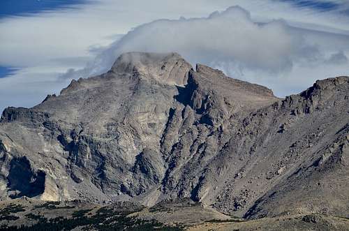 Longs Peak from Wild Basin.