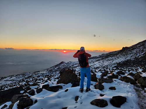 Sunrise from the slopes of Ararat