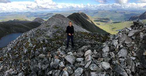 Summit of Beinn Liath Mhor (926m), Scotland