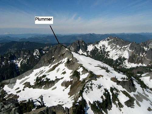 Plummer Peak seen from summit...