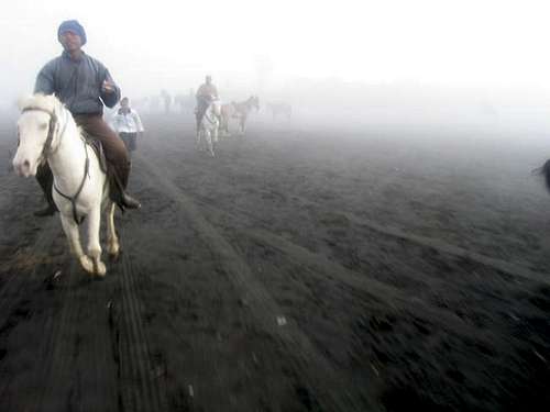 The approach to Bromo can be...