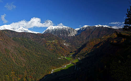 Kalški greben and Kora valley