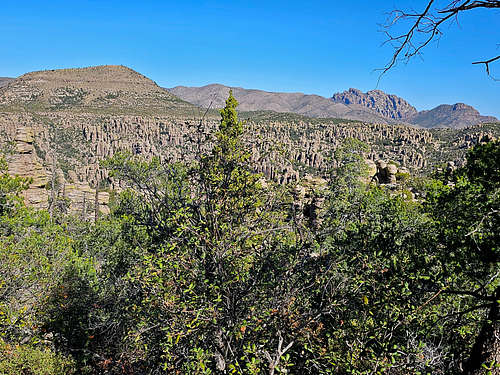 Cochise Head and Sugarloaf Mountain