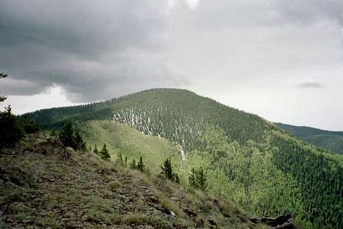 A view of Whitewater Baldy.