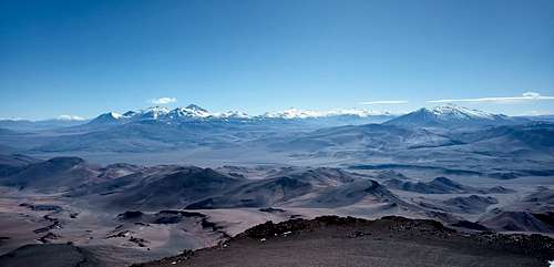 Los Patos - view from Volcan Copiapo