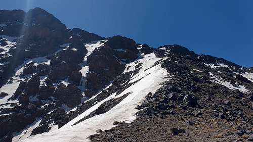 Spur to Anrehmer summit ridge