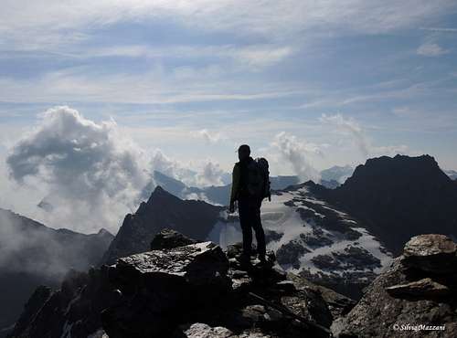 Summit of Croda di Cengles (Tschenglser Hochwand)