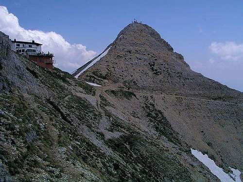 The summit cone of Cima...