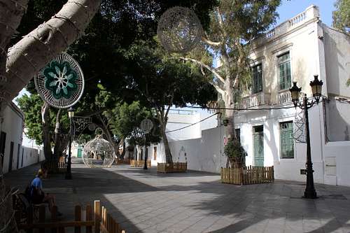 Plaza Leon y Castillo, Haria, Lanzarote