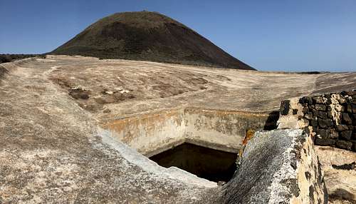 Water capture and storage facility, Monte Corona, Lanzarote
