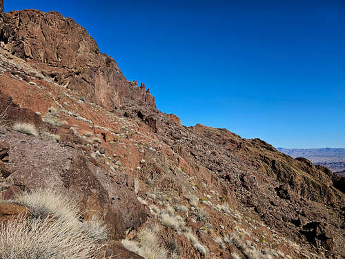 Cliffs of Peak 2833 ft