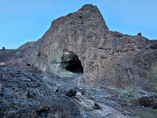 Cave in Dynamite Canyon