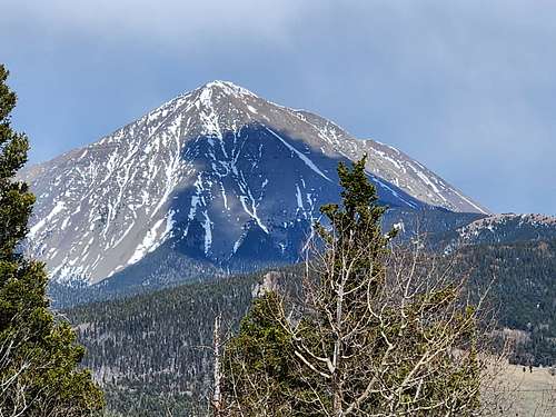 West Spanish Peak from Boyd Mountain