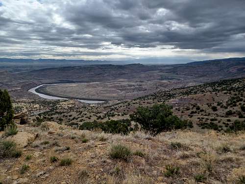 Colorado River from Rabbit's Ear Mesa