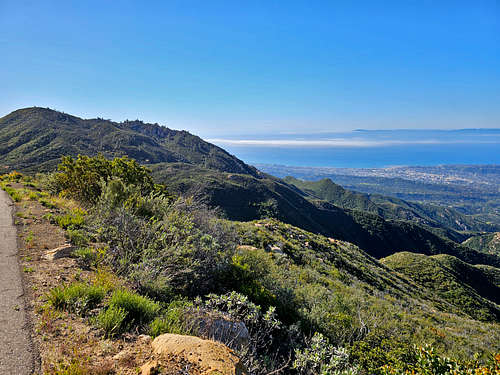 Santa Barbara and the Pacific Ocean