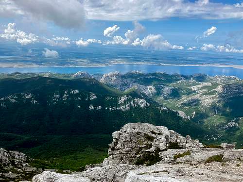 View from the peak of Liburnija