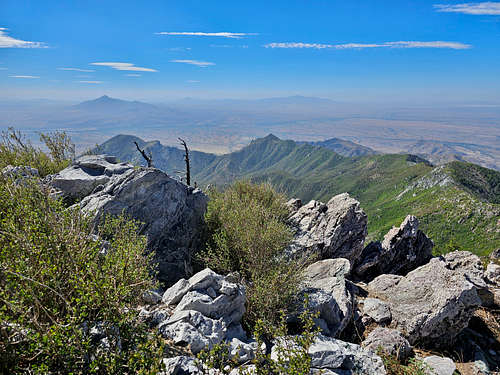 Montezuma and Bob Thompson Peaks plus Sierra San Jose
