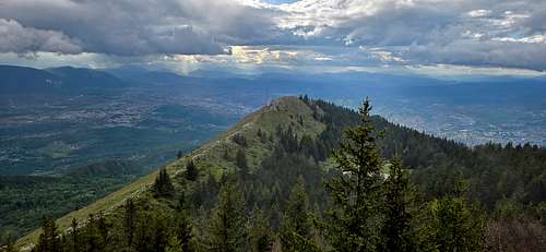 Trebević, views from summit