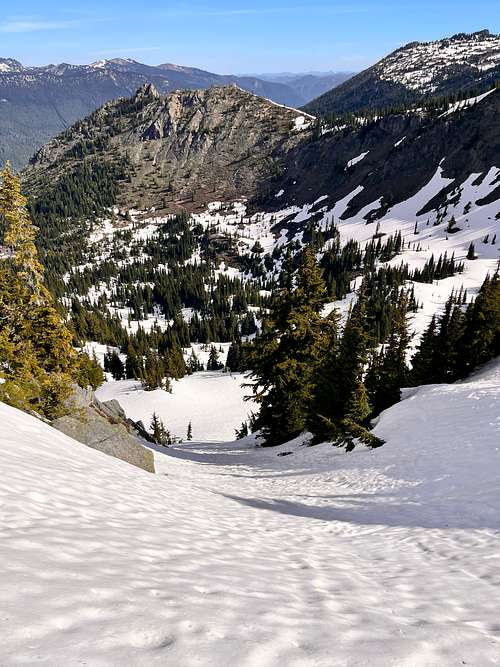 North Couloir - Yakima Peak