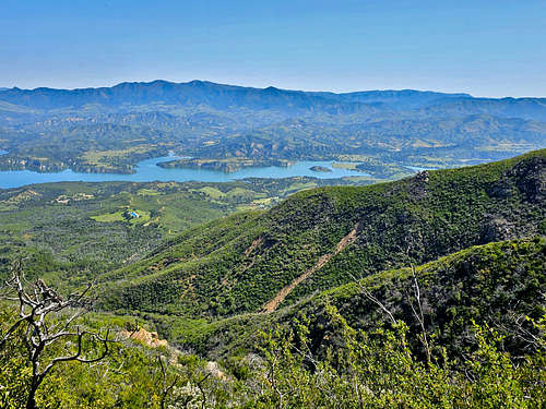San Rafael Mountain and Lake Cachuma