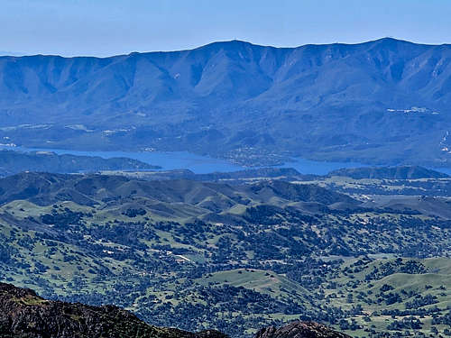 Broadcast Peak (middle), Santa Ynez Peak to the right