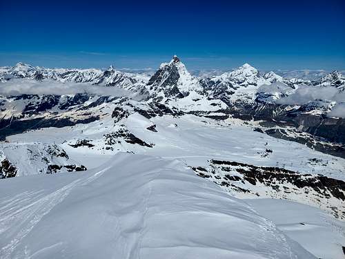 Matterhorn view from Breithorn
