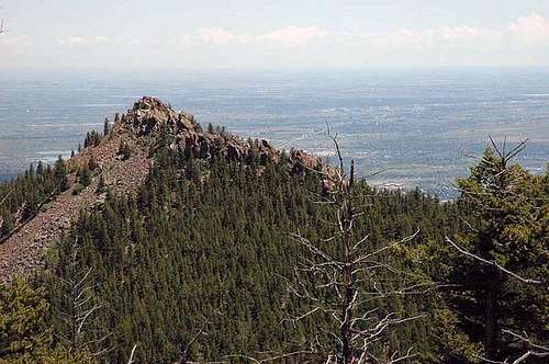 Bear Peak, seen from the...